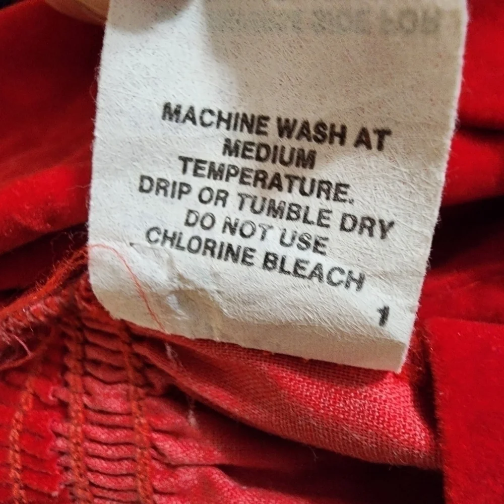 Vintage Toddler Velour Overall Dress Dark Red Farm Fall Christmas Size 5/7 Read